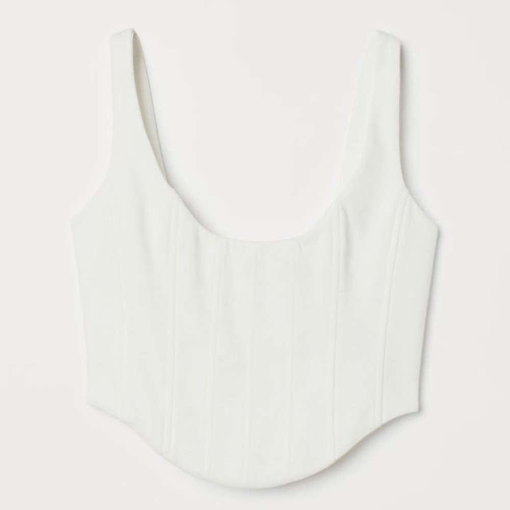 H&M x Brock Collection Corset Top sz M